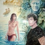 Milo Manara - Copertina per H.P. e Giuseppe Bergman 1 - Le Maître de Venise - 2005