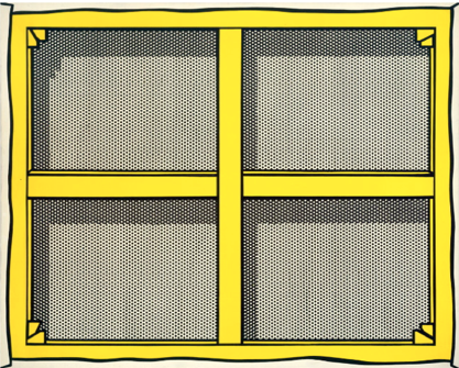 Roy Lichtenstein, Stretcher Frame with Crossbars I, 1967 - collezione Cari Sacks