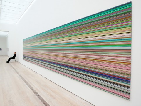 Gerhard Richter - veduta della mostra presso la Fondation Beyeler, Riehen 2014