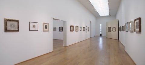 Collezione Museo Morandi al MAMbo - veduta dell'allestimento, foto di Matteo Monti  