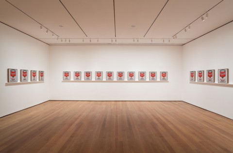 Andy Warhol - Campbell's Soup Cans and Other Works - veduta della mostra presso il MoMA, New York 2015 - photo Jonathan Muzikar