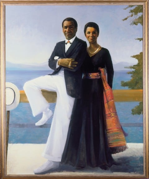 Simmie Knox, Portrait of Bill and Camille Cosby, 1984