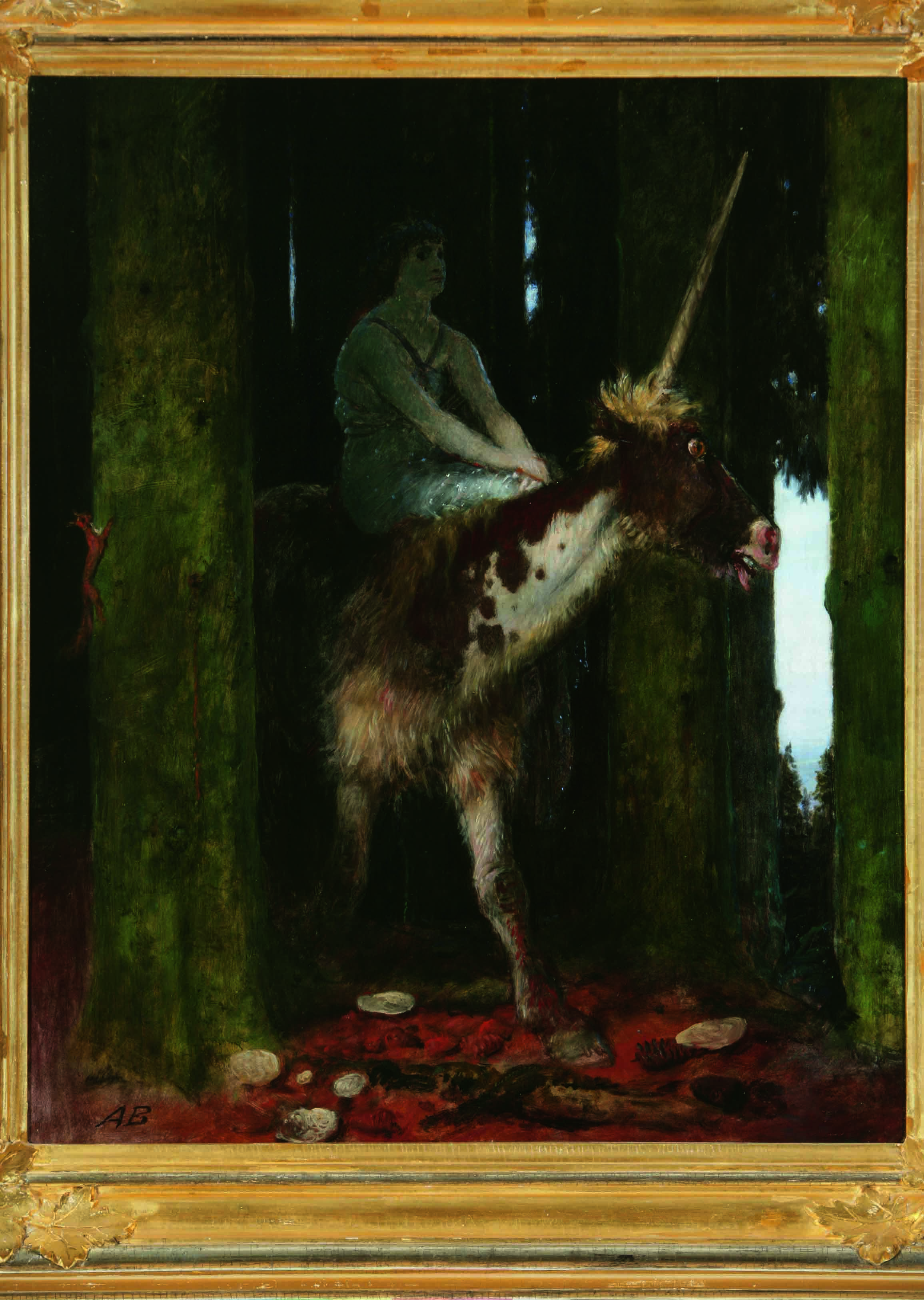 Arnold Böcklin, Il silenzio della foresta, 1885 - © National Museum in Poznań