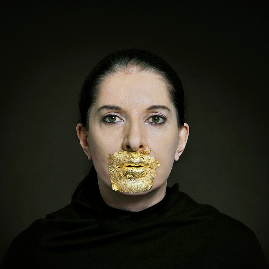 Golden Lips, 2010, Marina Abramovic per Kreemart