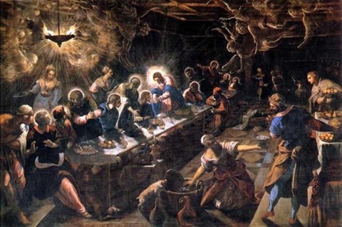 Tintoretto Ultima Cena Basilica di San Giorgio Maggiore Quant’è contemporaneo il Tintoretto