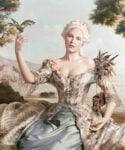 Jean Marc Nattier La Marchesa Pompadour Photo Peter Lippmann Tacchi a spillo e capolavori della pittura. La collezione autunno-inverno di Christian Louboutin fa bella mostra di sé in una serie di scatti ispirati a quadri famosi…