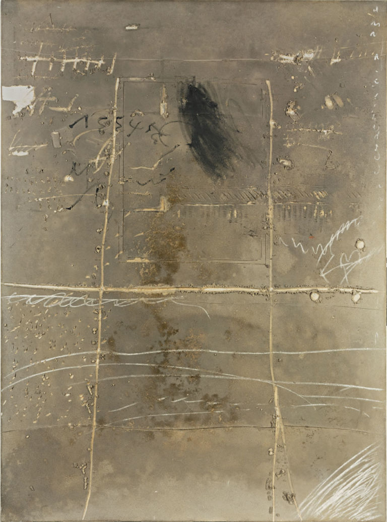 Antoni Tàpies Ecriture sur mur 1971 L’alma della Spagna contemporanea. A 88 anni muore a Barcellona il grande Antoni Tàpies