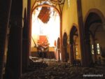 Il Duomo di Mirandola dopo il sisma foto twitter Ancora terremoto. L'Emilia in frantumi