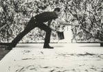 Jackson Pollock in azione, in uno scatto della celebre serie di Hans Namuth