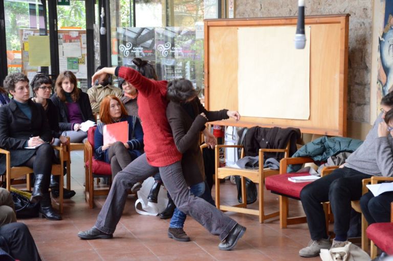 Dynamica 15 12 12 Ph.Patrick Waldo9 Emilio Fantin in corsa per il Premio Internazionale di Arte Partecipativa. Nel suo ateneo Dynamica ci si interroga sul ruolo della cultura oggi. Tutte le foto dell'ultima lezione