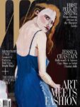 article 2244736 1666C966000005DC 581 634x838 W magazine si fa in quattro per Jessica Chastain. Attrice, musa fashion e modella per un giorno. Le fanno il ritratto Chantal Joffe, George Condo, Rineke Dijkstra, Mickalene Thomas