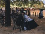 Giuseppe De Nittis, Fliration, Hyde Park (Accanto alla pista), 1874. Napoli, Galleria Vittoria Colonna