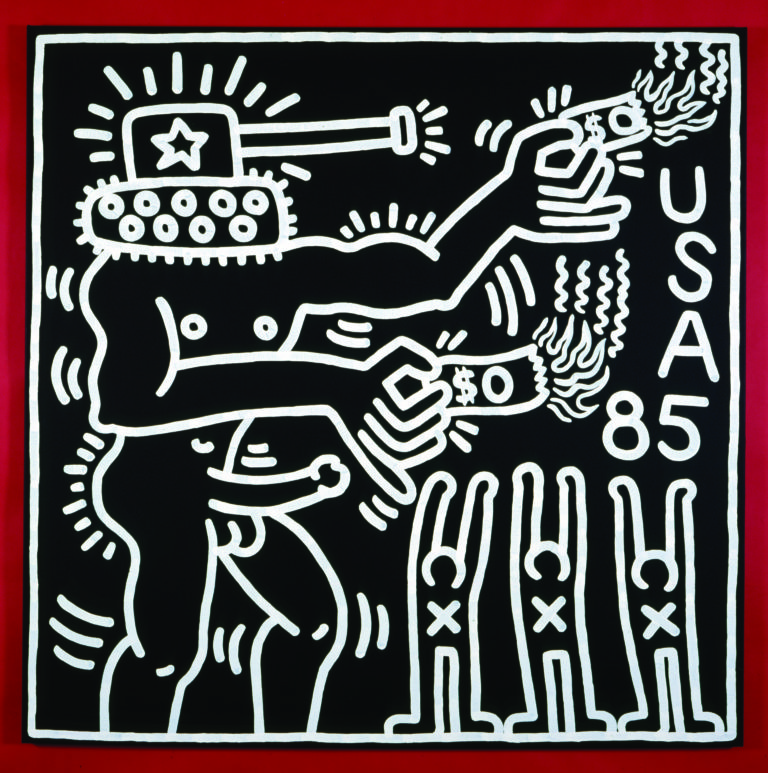 Keith Haring, Untitled, 1985 - coll. Keith Haring Foundation - © Keith Haring Foundation