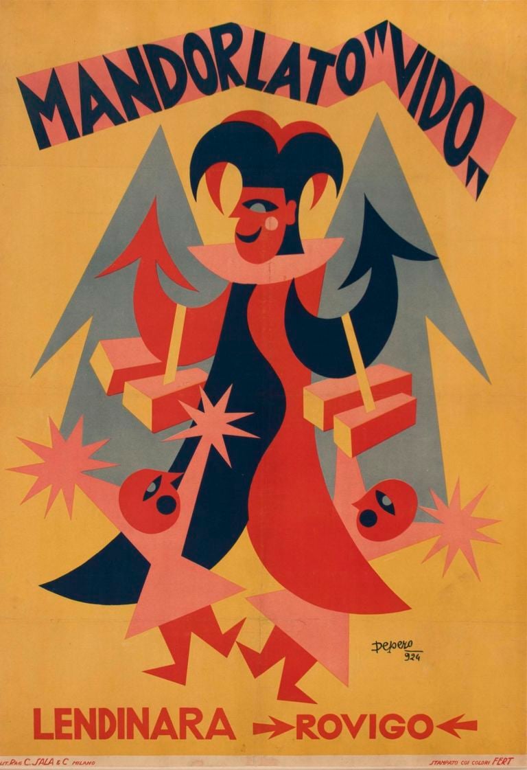 Fortunato Depero Mandorlato Vido 1924 Arte da incollare. Alla Reggio di Colorno