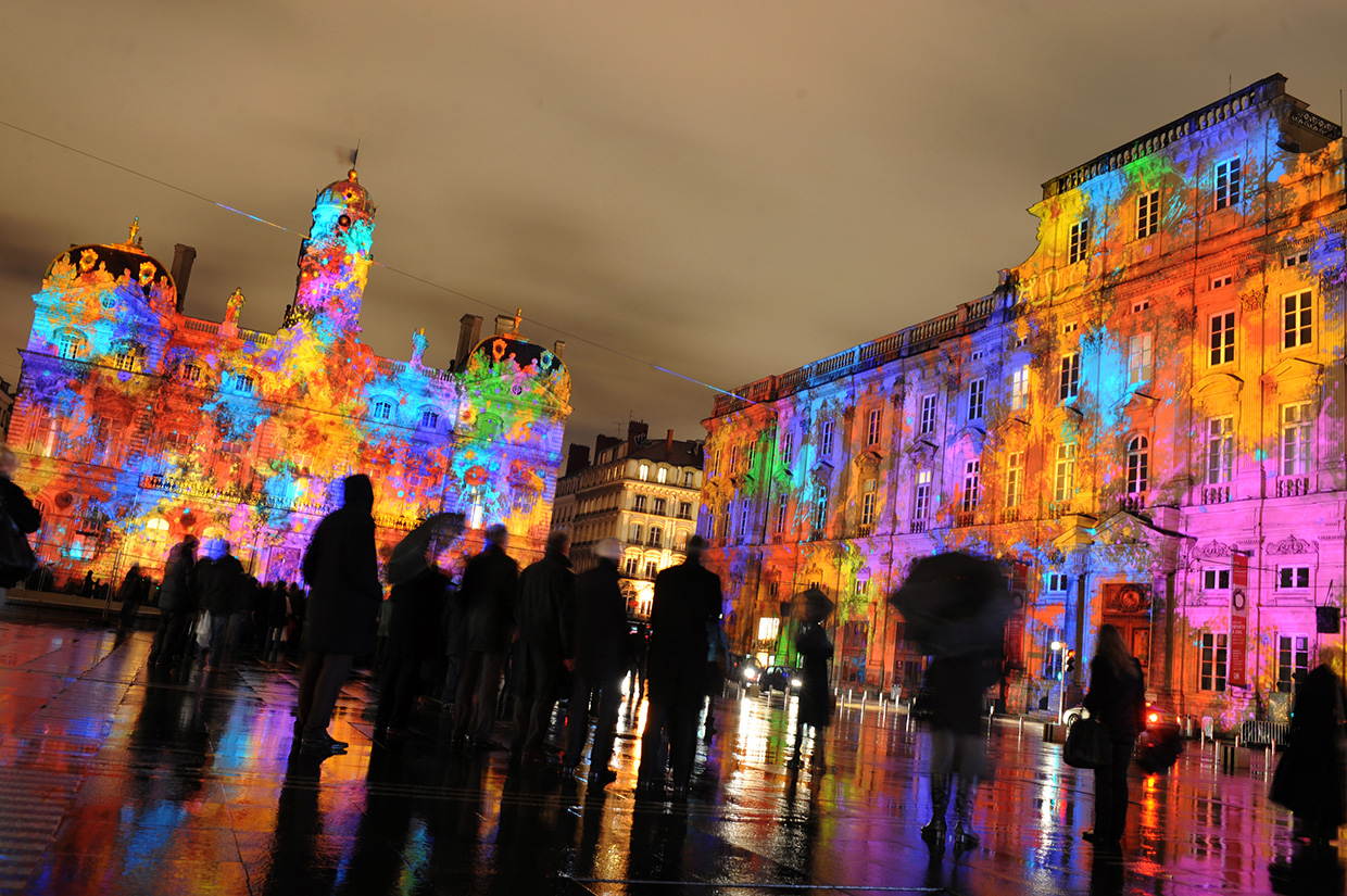 Le mille luci di Lione. Video carrellata dalla Fête des Lumieres 2014