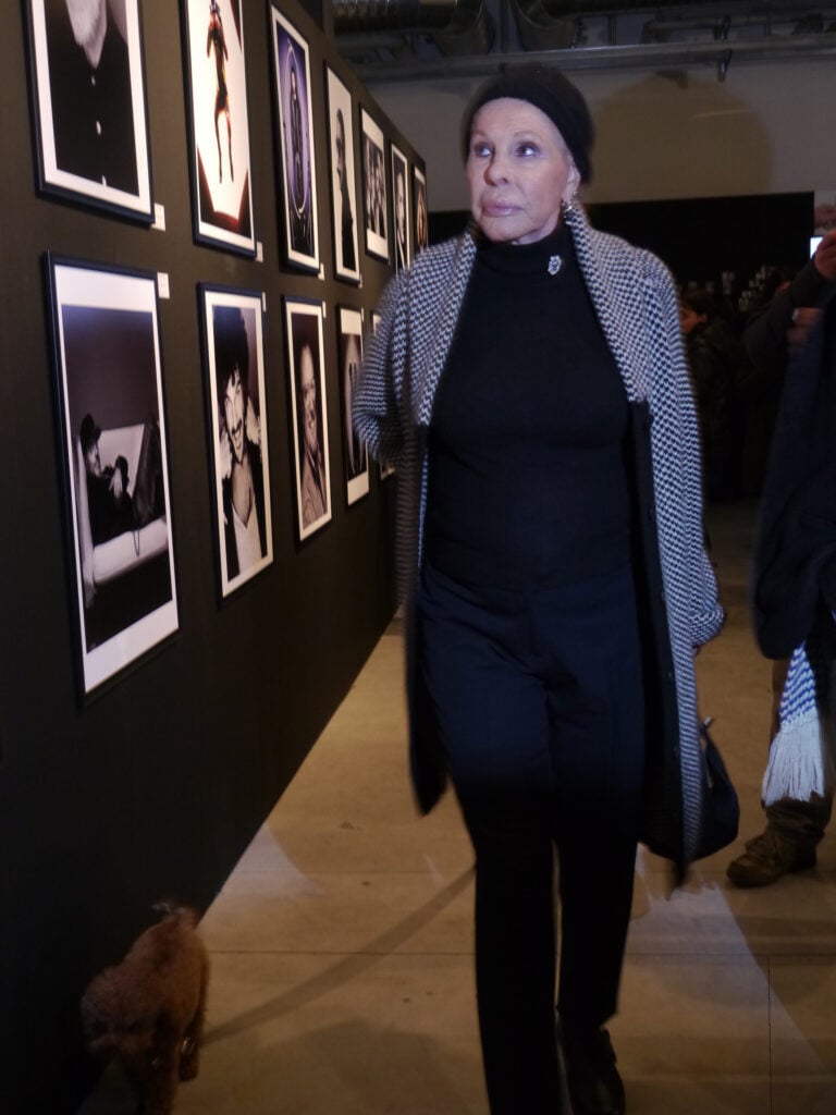 Ornella Vanoni al party alla Fabbrica del Vapore per Giovanni Gastel e Rolling Stone