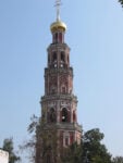 Il campanile del Monastero di Novodevichy a Mosca In fiamme a Mosca la torre del Monastero di Novodevichy, simbolo seicentesco della capitale, dichiarato patrimonio dell'umanità Unesco