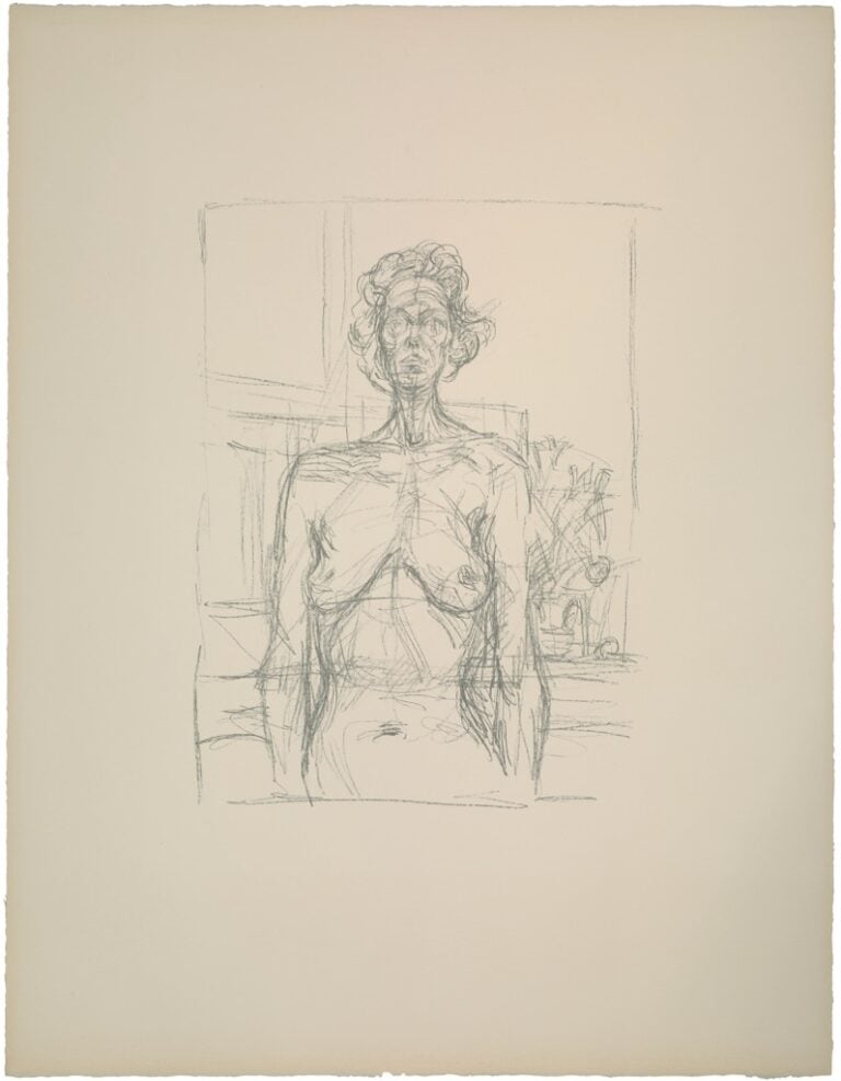 Alberto Giacomelli, Nudo con fiori, 1960 - © Alberto Giacometti Estate : VEGAP, 2015