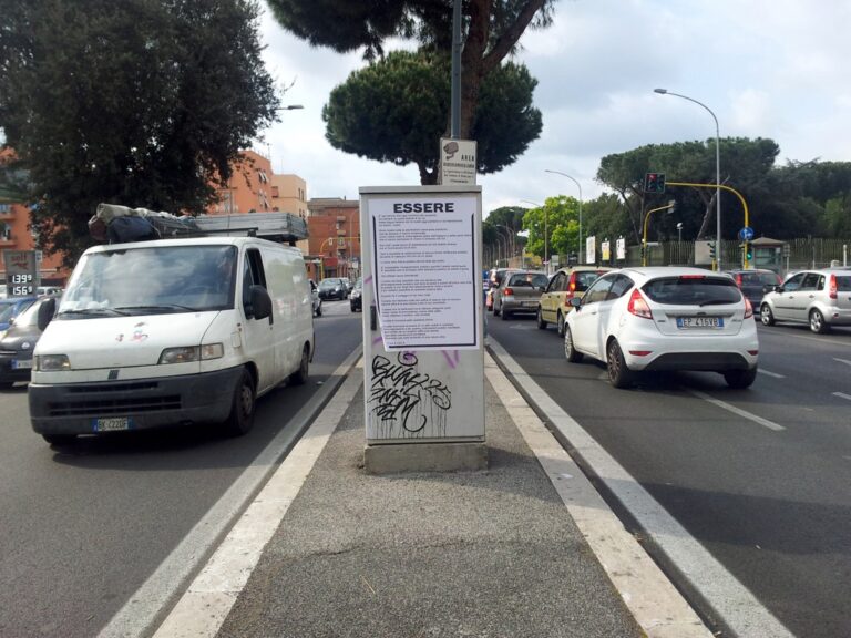 ESSERE - manifesto a Roma