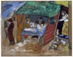 Marc Chagall, La festa dei tabernacoli (Sukkot), 1916 ca. - Israel Museum, Gerusalemme