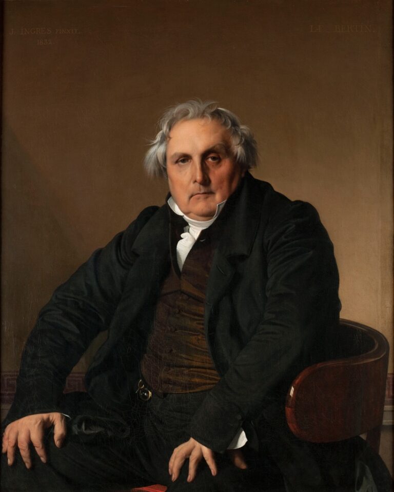 Jean-Auguste-Dominique Ingres, Ritratto di monsieur Bertin - 1832 - Museo del Louvre, Parigi