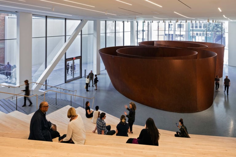 Roberts Family Gallery featuring Richard Serra’s Sequence (2006) at SFMOMA; photo- © Henrik Kam, courtesy SFMOMA