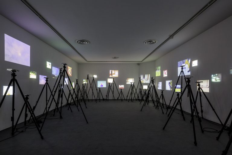 Roman Signer – Films and Installations - installation view at MAN, Nuoro 2016 - photo Confinivisivi