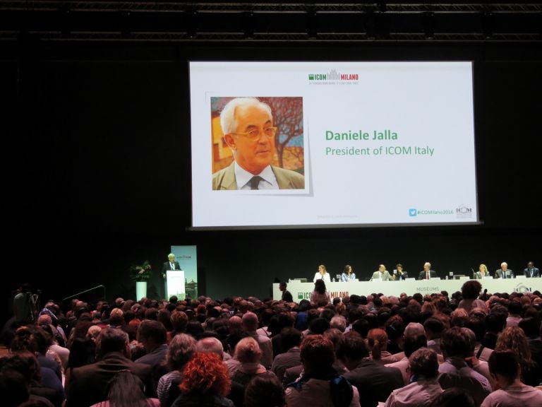 Daniele Jalla, presidente di ICOM Italia durante ICOM Milano 2016