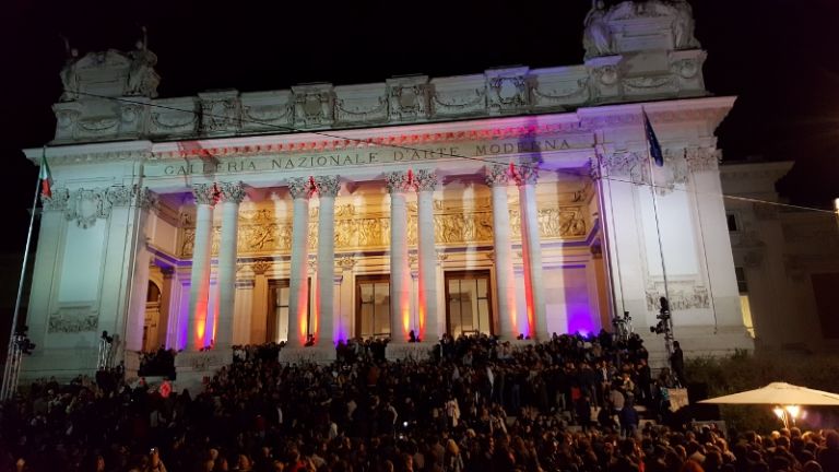 Time is out of joint. L'opening della mostra alla GNAM di Roma