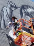 Alice Pasquini, il murale di Melbourne (foto Lou Chamberlin)