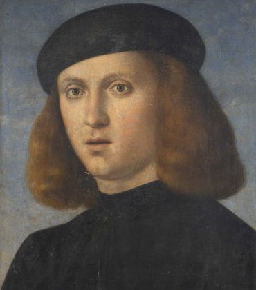 Francesco Bissolo, Ritratto di giovane con copricapo nero, Fondazione Brescia Musei