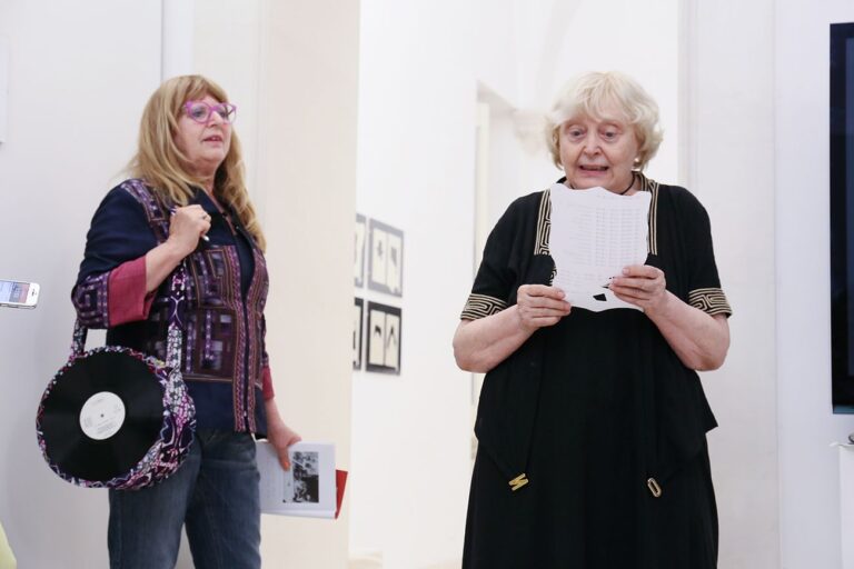 Tomaso Binga. Riflessioni a puntate. Performance at Fondazione Studio Carrieri Noesi, Martina Franca 2018