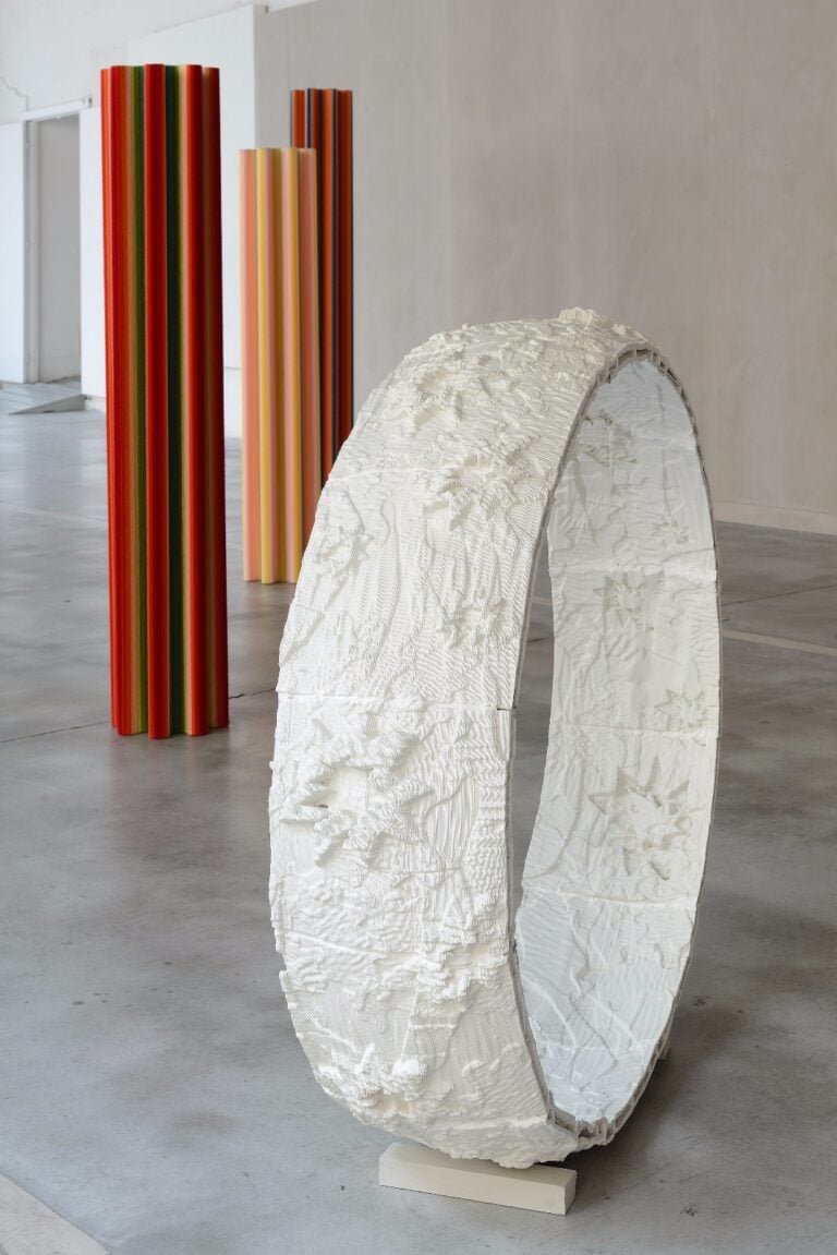 Matteo Nasini, Ruota, installation view at Centro Arti Visive Pescheria, Pesaro 2018, photo Alberto Sereni