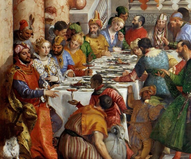 Paolo Veronese, Nozze di Cana, 1563 (dettaglio). Musée du Louvre, Parigi