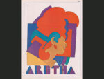 Milton Glaser, Aretha Franklin, National Portrait Gallery, Washington