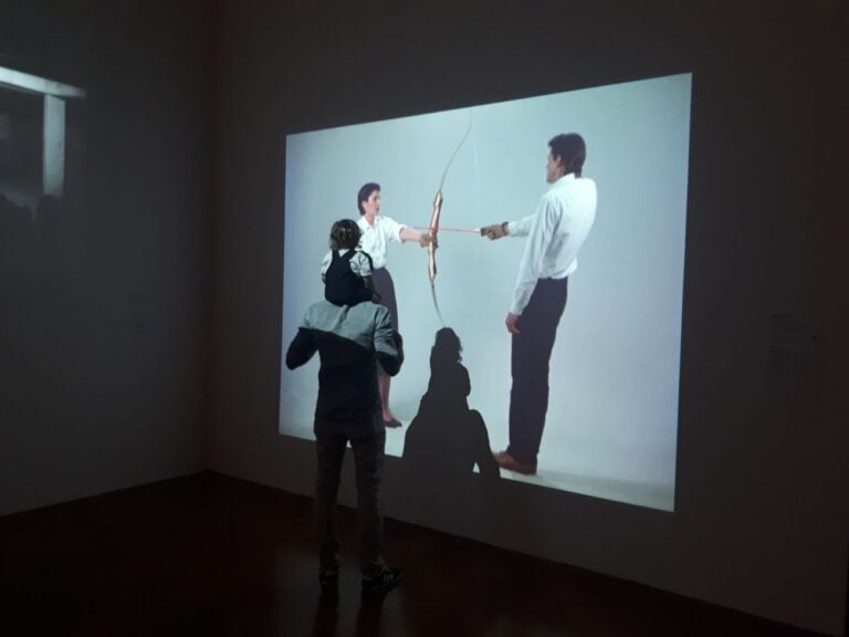 Marina Abramović. The Cleaner. Firenze 2018. Videoinstallazione di Rest Energy