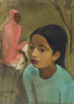 Amrita Sher Gil Little Girl in Blue 1934 @Sotheby's