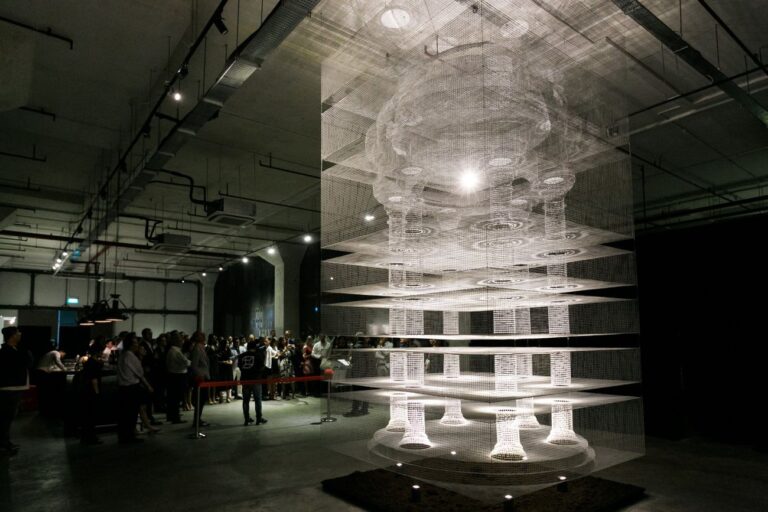 Edoardo Tresoldi, Cube Temple, Singapore. Photo Peter Tan