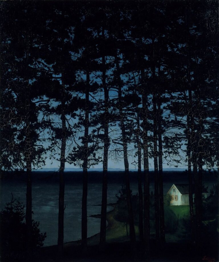 Harald Oskar Sohlberg, Casa di pescatori, 1906. Art Institute of Chicago. Photo courtesy Art Institute of Chicago – Art ResourceNY – Scala Firenze