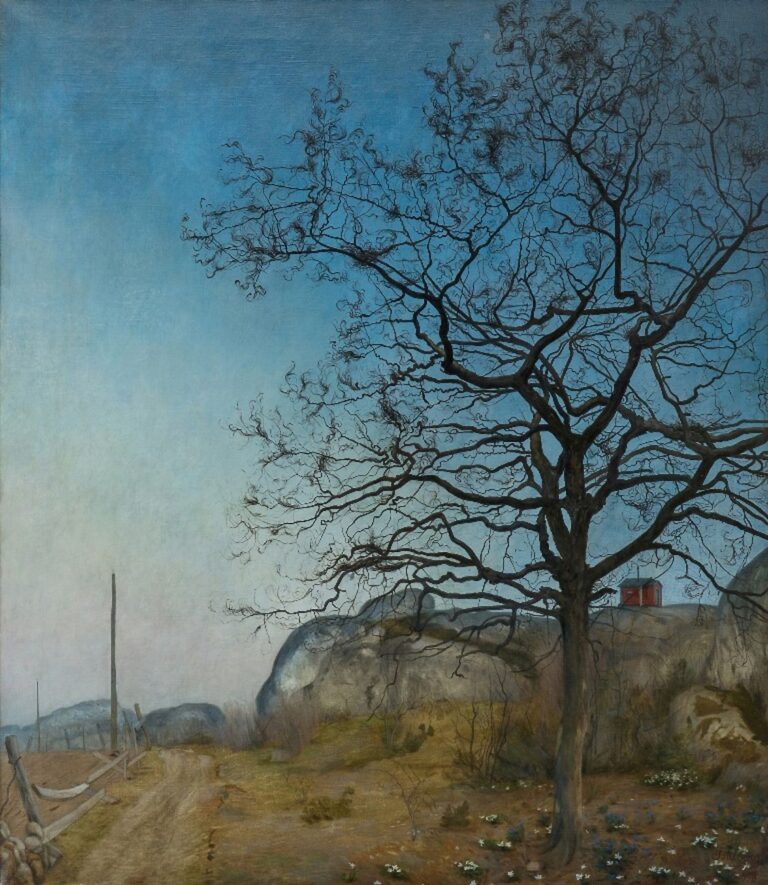 Harald Oskar Sohlberg, La quercia, 1898. Drammens Museum. Photo courtesy Drammens Museum – Elin Eike Worren