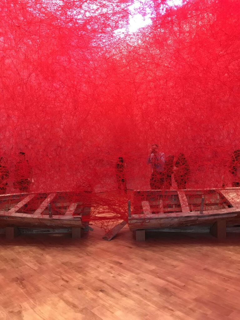 Jameel Arts Centre, Dubai. Artist’s Room. Chiharu Shiota