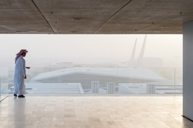 Qatar National Library. Photograph by Iwan Baan, Courtesy of OMA