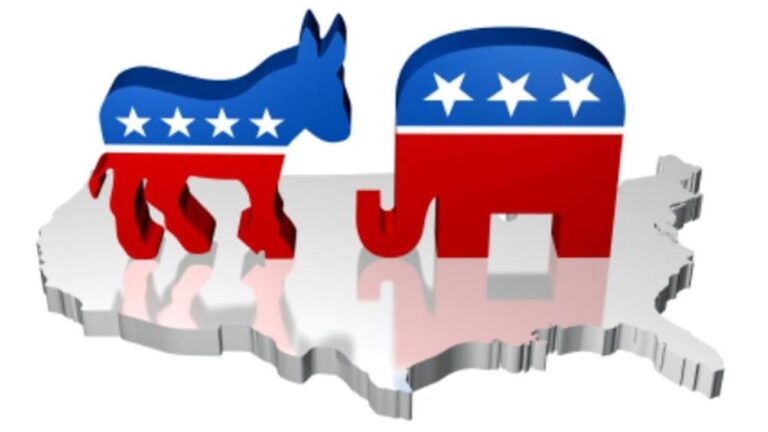 L’asinello del Partito Democratico e l’elefante del Partito Repubblicano. Fonte lastampa.it