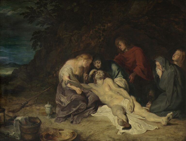Peter Paul Rubens, The lamentation over the dead Christ with St. John and the Holy Women, 1614 Royal Museum of Fine Arts Antwerp © www.lukasweb.be - Art in Flanders vzw. Photo Hugo Maertens