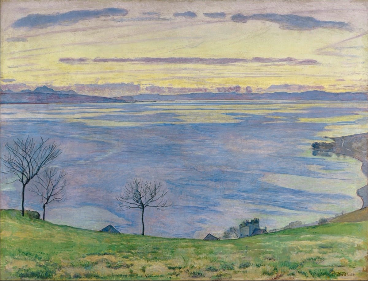 F. Hodler   Abend am Genfersee (1895) © Kunsthaus, Zürich