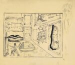 Salvador Dali, Atelier de l'artiste (étude pour Destino de Walt Disney), 1947, Alcolea Nonell