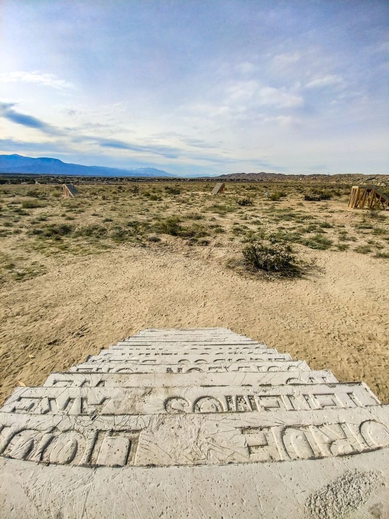 Desert X. Iván Argote, A point of view. Photo Maurita Cardone