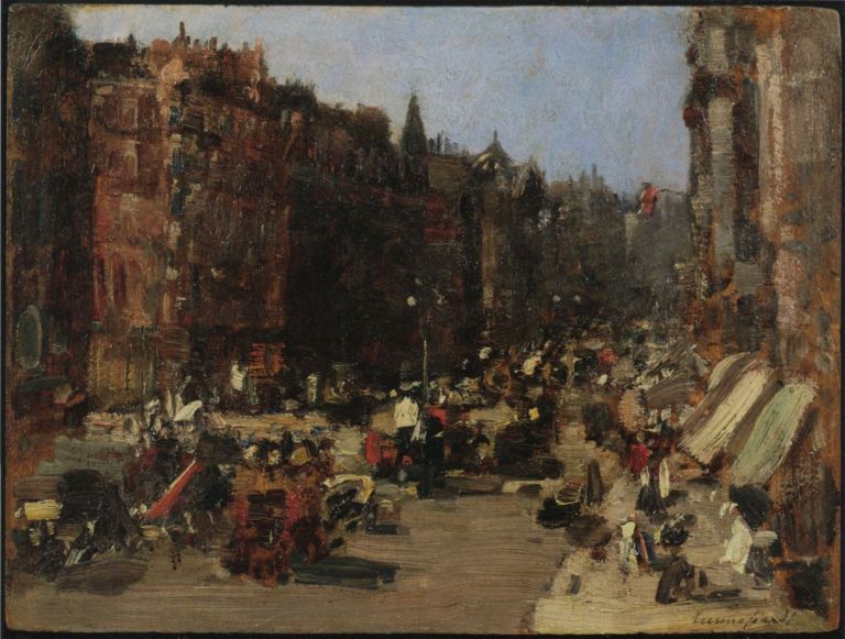 Emma Ciardi, Oxford Street, 1908. Courtesy Galleria Arte Cesaro, Padova