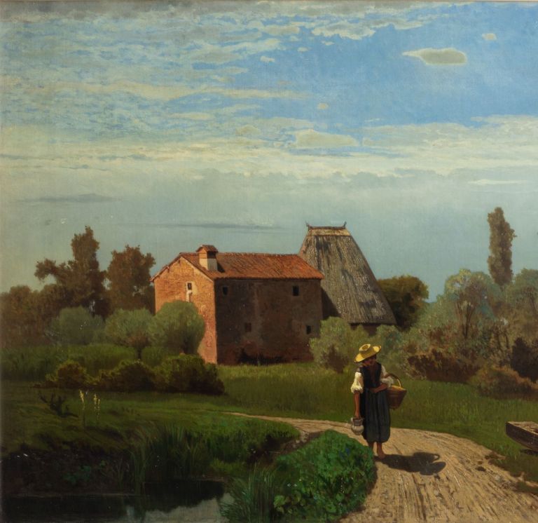 Guglielmo Ciardi, Mattino di maggio, 1869. Fondazione Musei Civici di Venezia, Galleria Internazionale d’Arte Moderna di Ca’ Pesaro