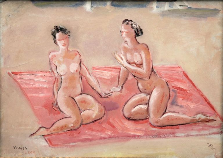 Moses Levy, Nudi sulla spiaggia, 1935. Collezione privata, Viareggio